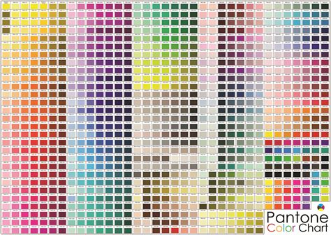 complete pantone color chart.